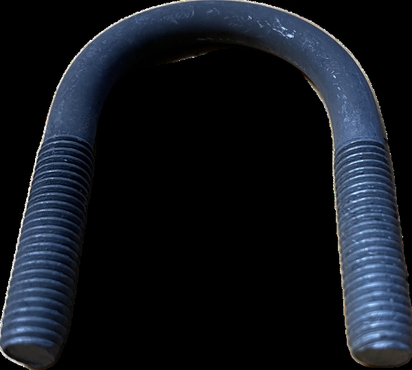 U-bøyle 1" 8 mm varmgalv.