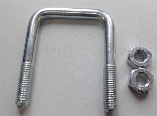 U-bøyle 50x50x10 mm. elgalv. H: 70 mm.