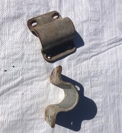 Brukte 1½" rørfester til 1½" og 2" U-bøyle
