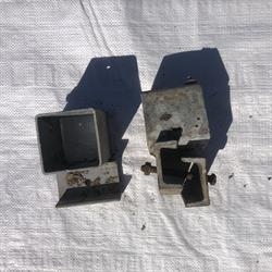 Brukte hevebeslag 70 x 70 skål til fanggitter 1½"