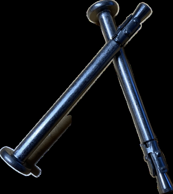 Rustfri spiker, 100 mm/14 mm, ø6 mm 