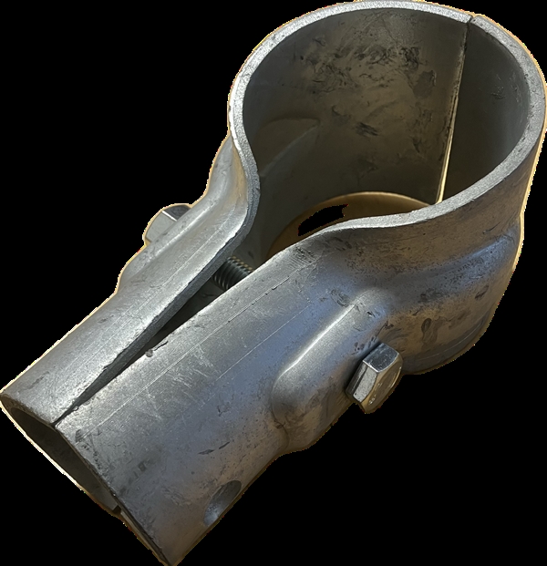 T-klemme 3"x2" bolt 12x90 mm.