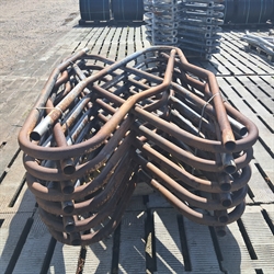 22 stk. brukte 2" sengebøyler lengde: 2,12 m Cc: 0,93 m S486